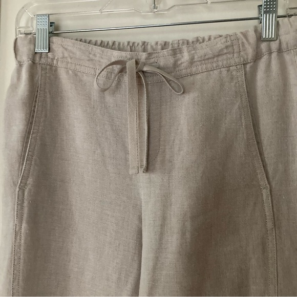 J Jill Washable Ivory Linen Pants size XS - Picture 2 of 7